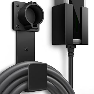 J1772 EV Charger Holder Wall Mount & Cable Dock